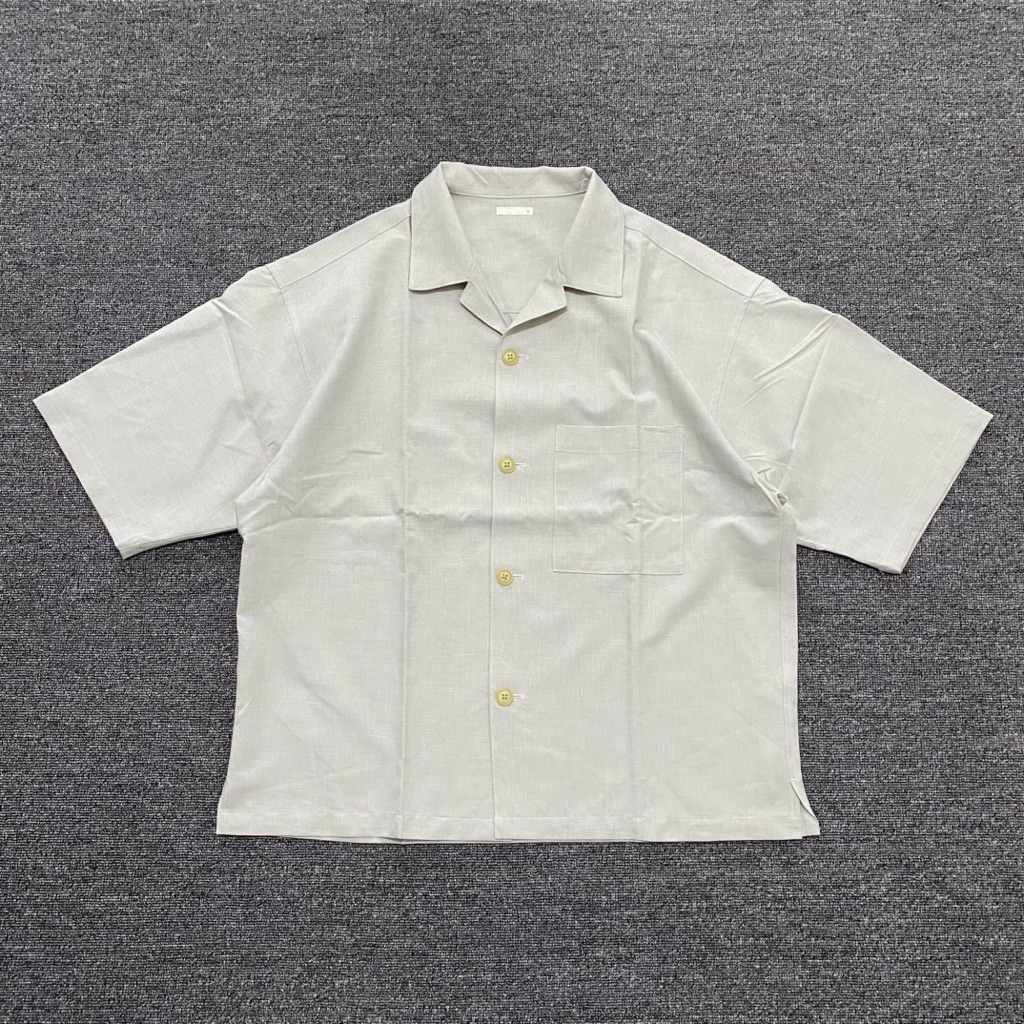 Kemeja Gu Uniqlo Open Collar