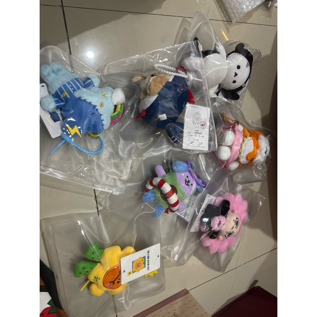mascot doll ori gmmtv keychain muvmuv avocean wesley jaidee smyle neona