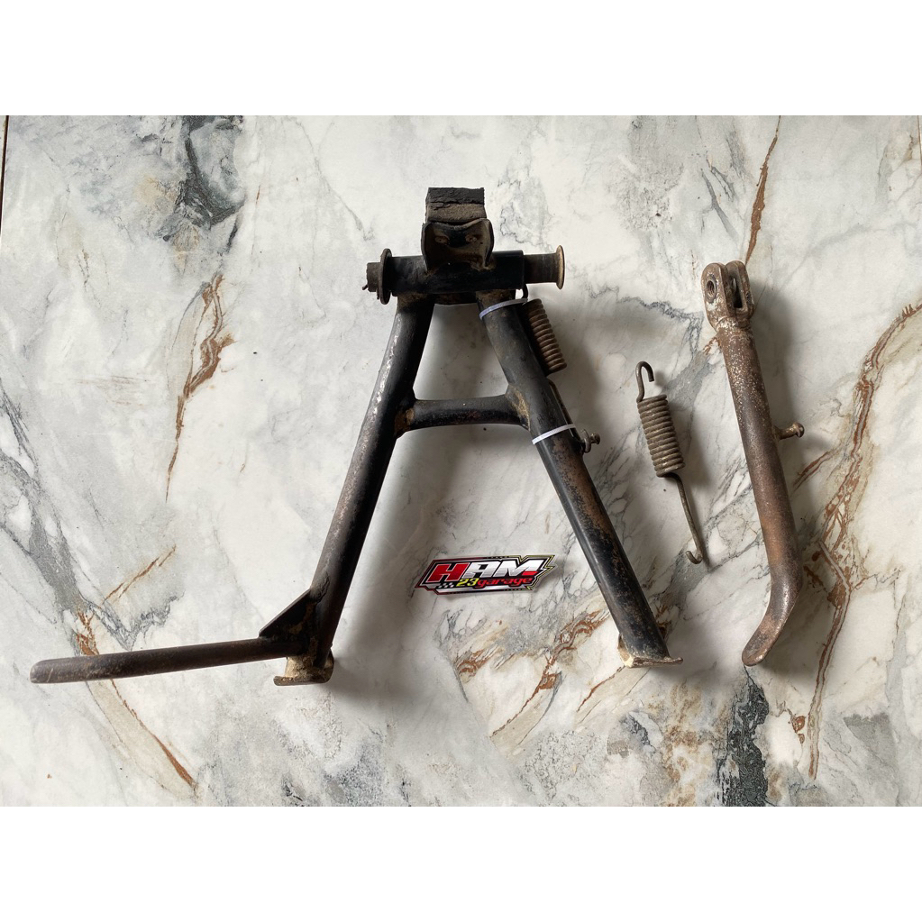 Standar Set Tengah dan Samping Satria fu karbu Original copotan