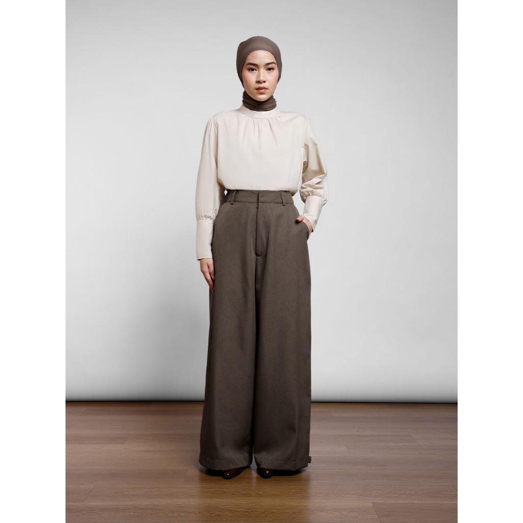 THENBLANK Feby Putri | Dira Pants Bawahan Celana Wanita
