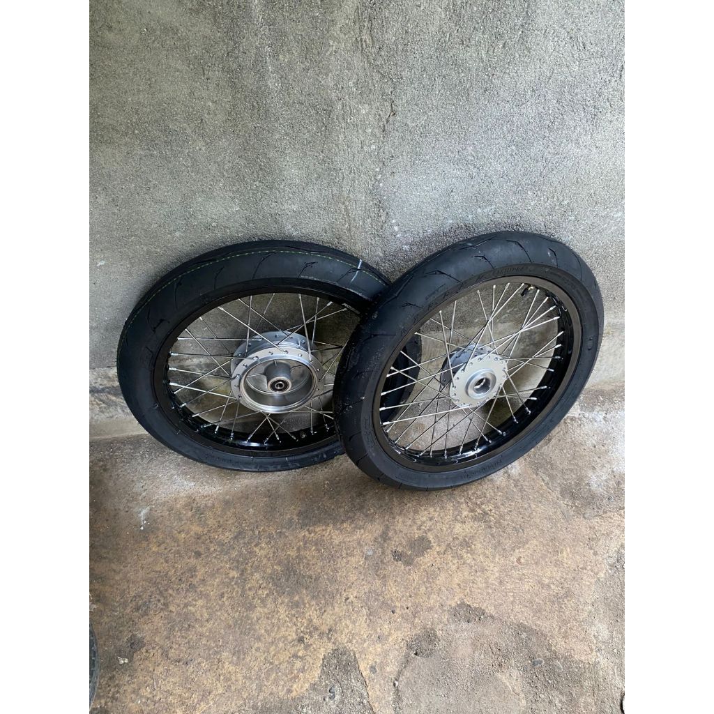 Rakitan Velg Set Jupiter Z Burhan / Gueg Roda Vega R New Velg Set MX Old Ring 17 Ban CTX Hydra Ring 