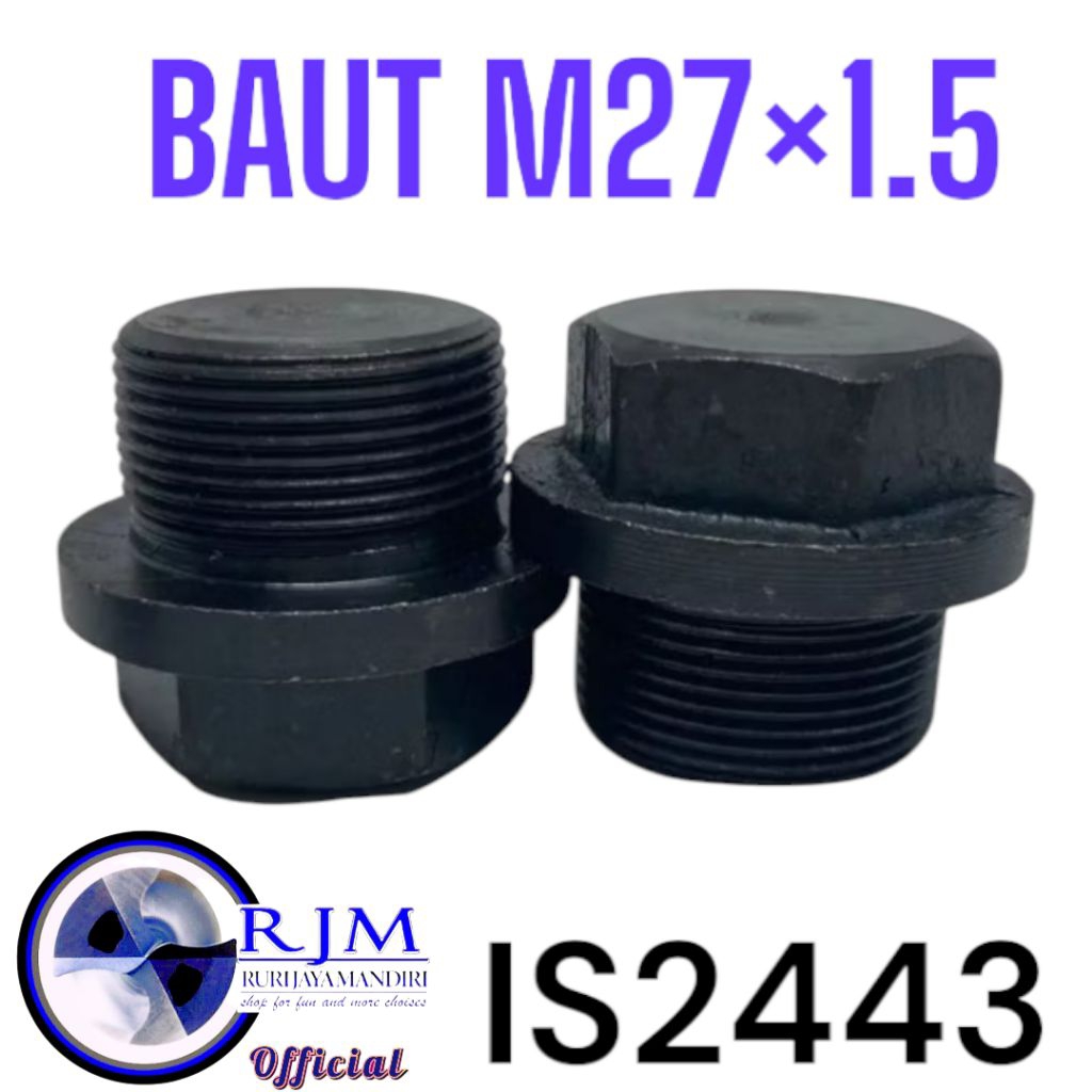 1pcs Baut Tutup Oli m27x1.5 Baut Oli Mesin 27mm Kunci 27 bukan baut 19 kunci 17
