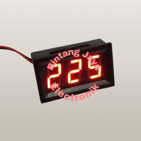 VOLT METER AC 220 VOLT DIGITAL 220V MERAH