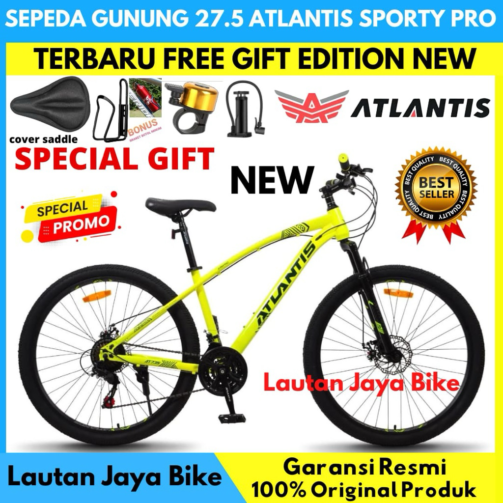 Sepeda MTB 27.5 ATLANTIS 730 REM CAKRAM Sepeda Gunung