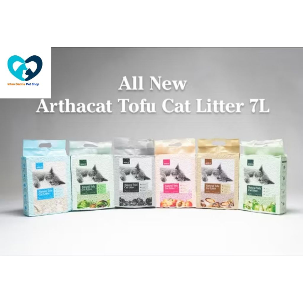 ARTHACAT TOFU 7 LITTER/ CAT LITTER/ PASIR TOFU