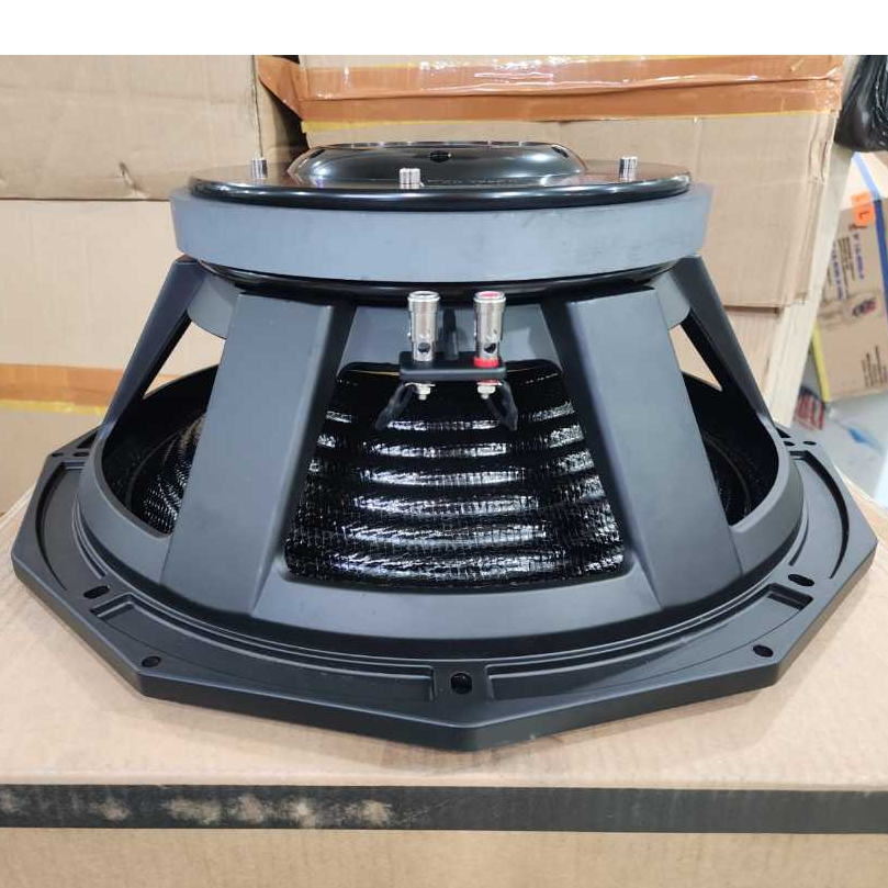 (DAUN CARBON) Speaker Subwofer component PD1880 H II / PD 1880 H II – 18inch VC 5 inch rangka Hitam