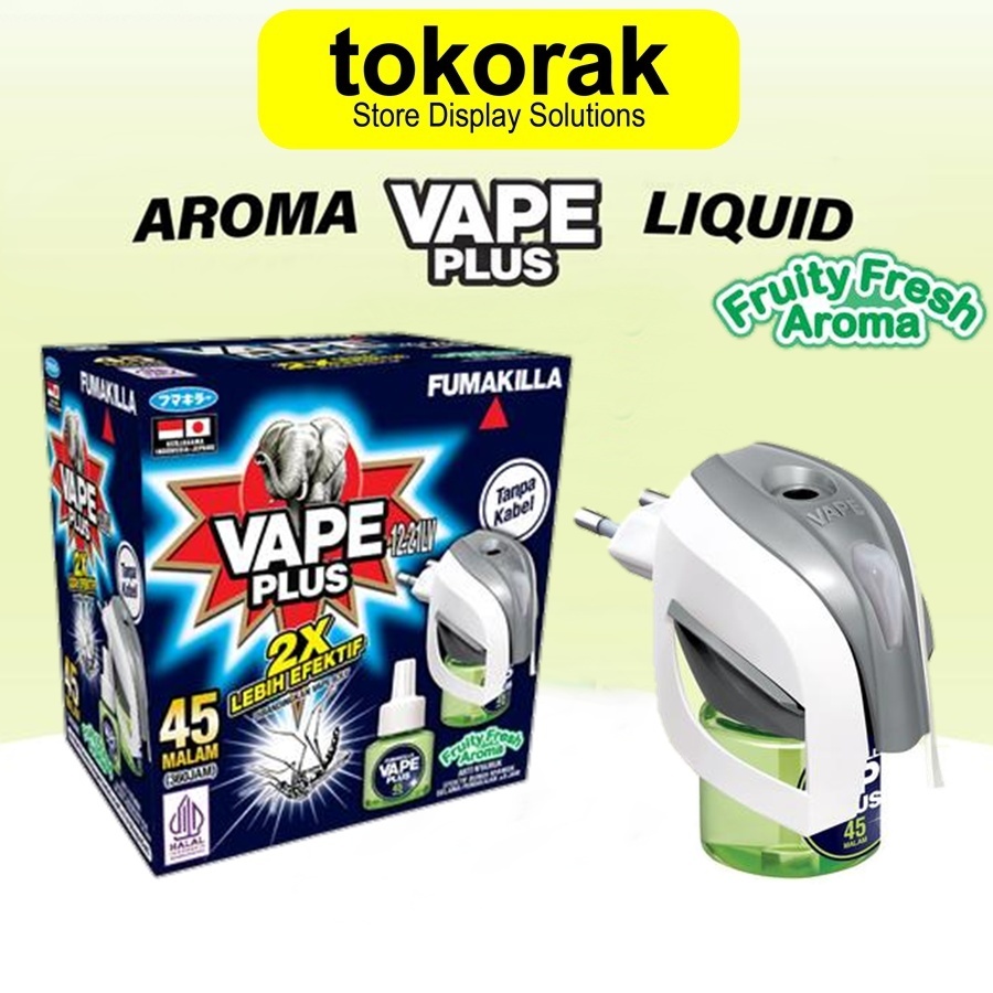 FUMAKILLA VAPE PLUS ELECTRIC LIQUID DEVICE CORDLESS OBAT NYAMUK COLOK TANPA KABEL