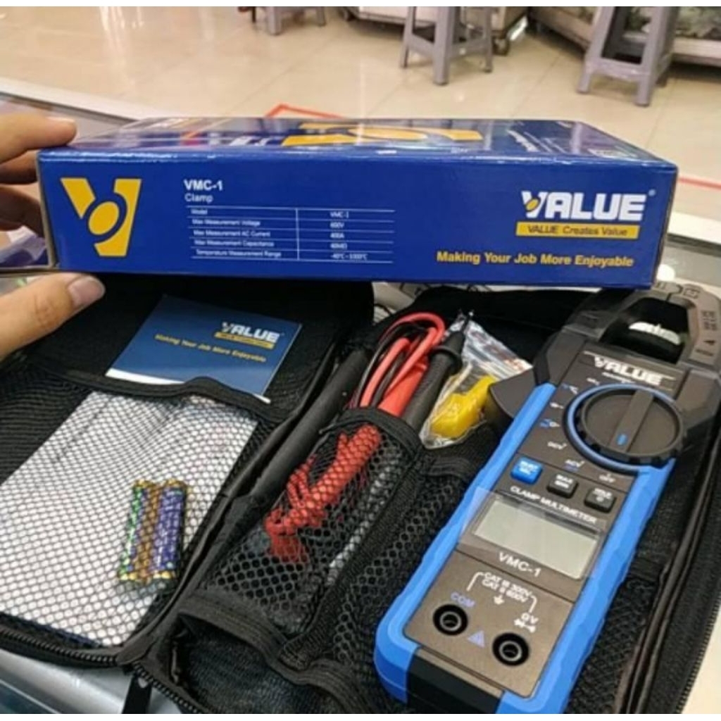 tang tank Amper Digital clamp meter value