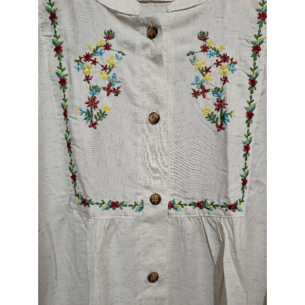 midi linen bulkud bordir