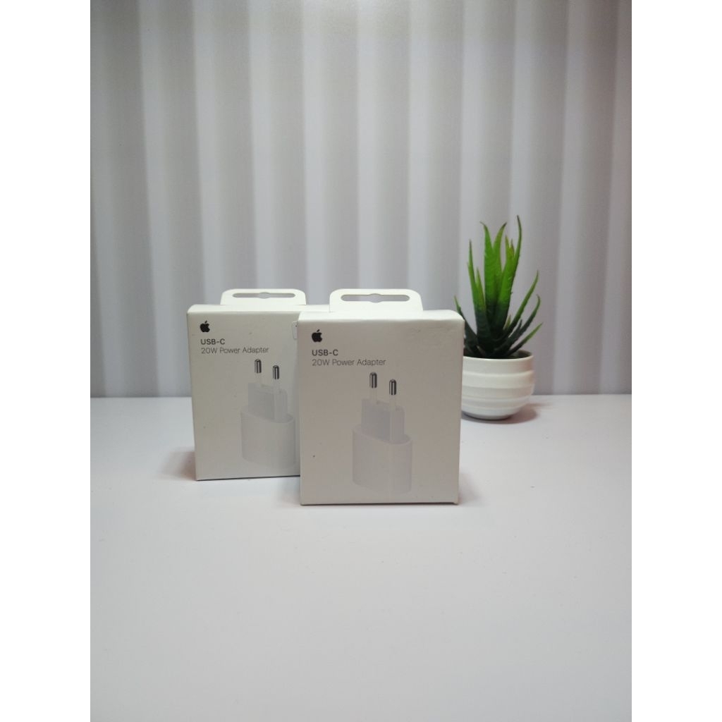 charger adapter 20w Original usb-c type c, cas iphone kepala charger