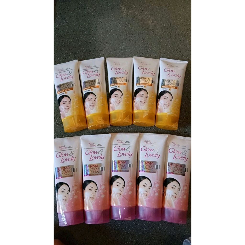 2 PCS 100 ml Facial Foam Facial Wash Fair and Lovely Glow and Lovely