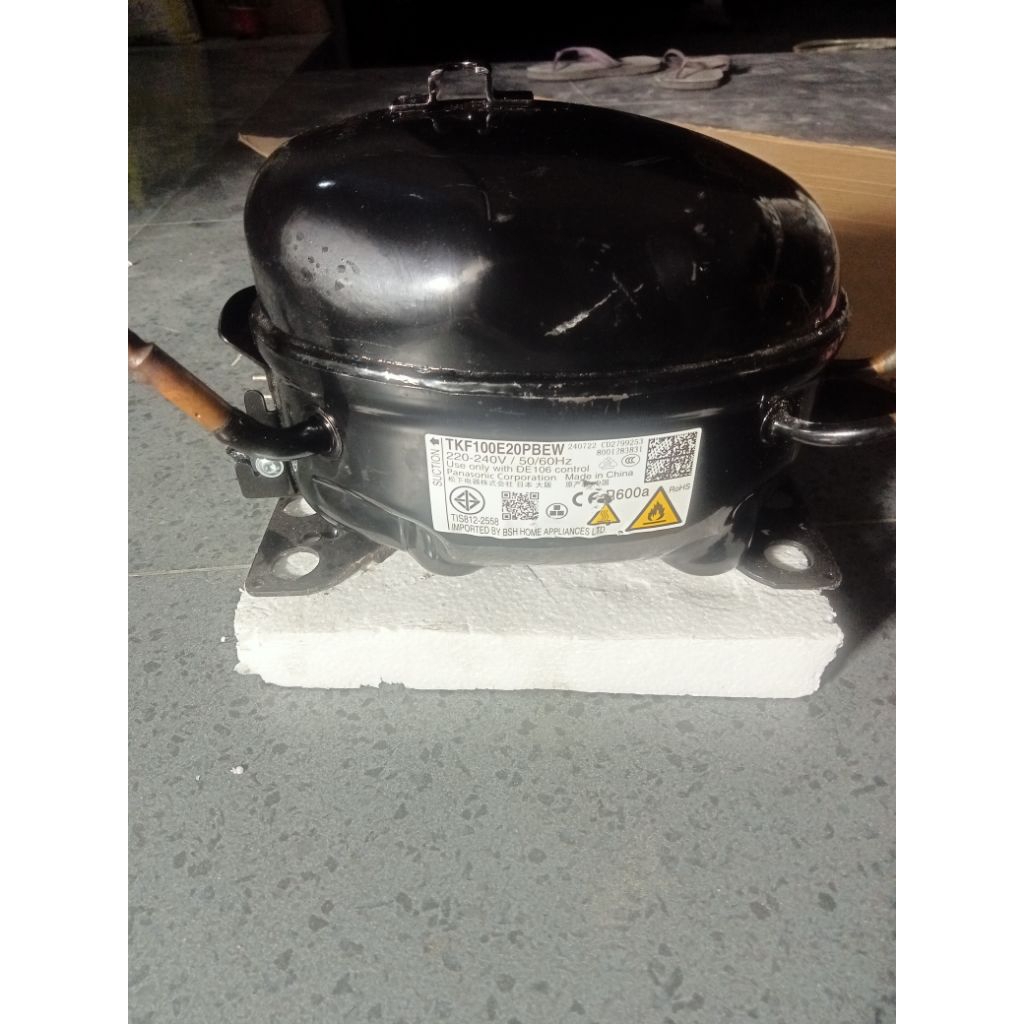 kompresor kulkas 2pintu panasonic 1/3 TKF100E20PBEW original