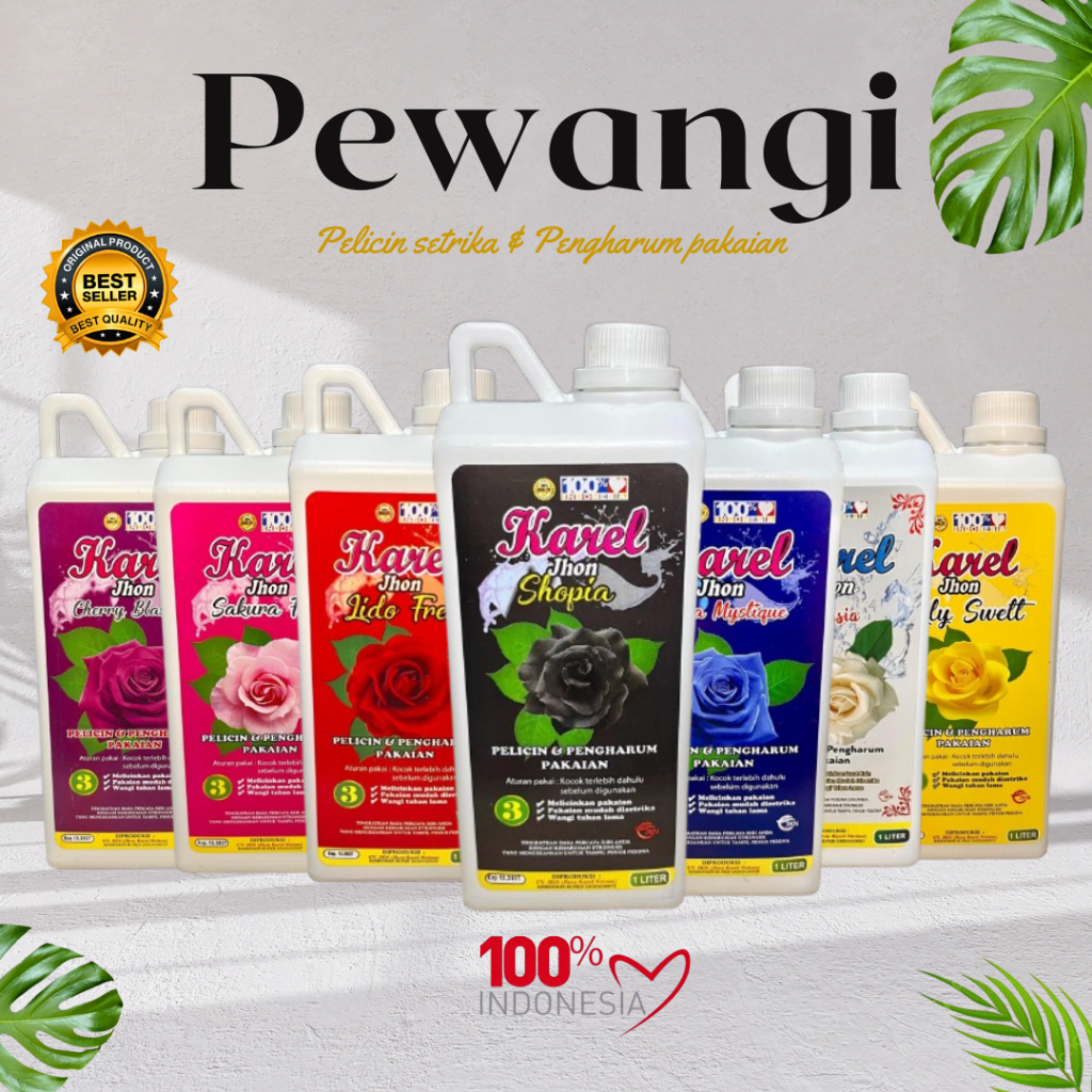Pelicin Setrika Pakaian Laundry Extra Wangi Tahan Lama