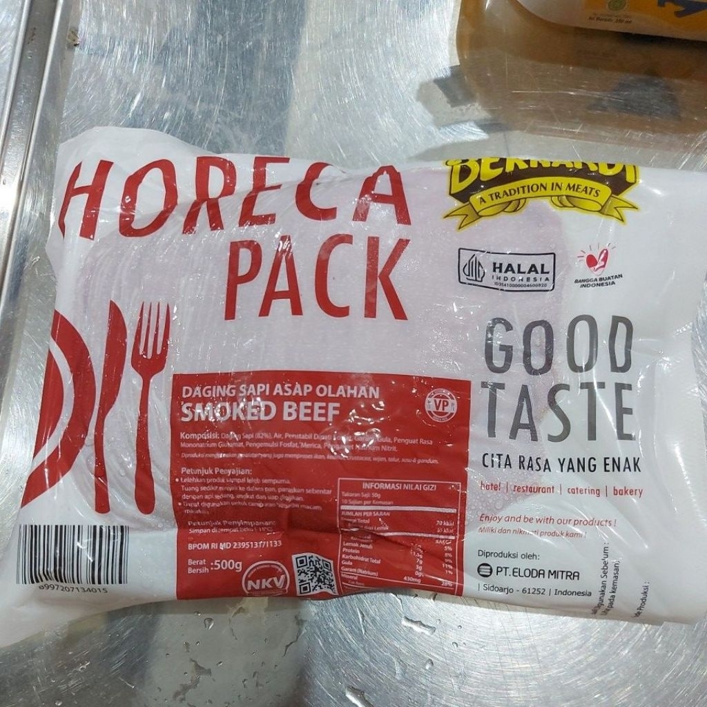 BERNARDI SMOKED BEEF HORECA 500GR