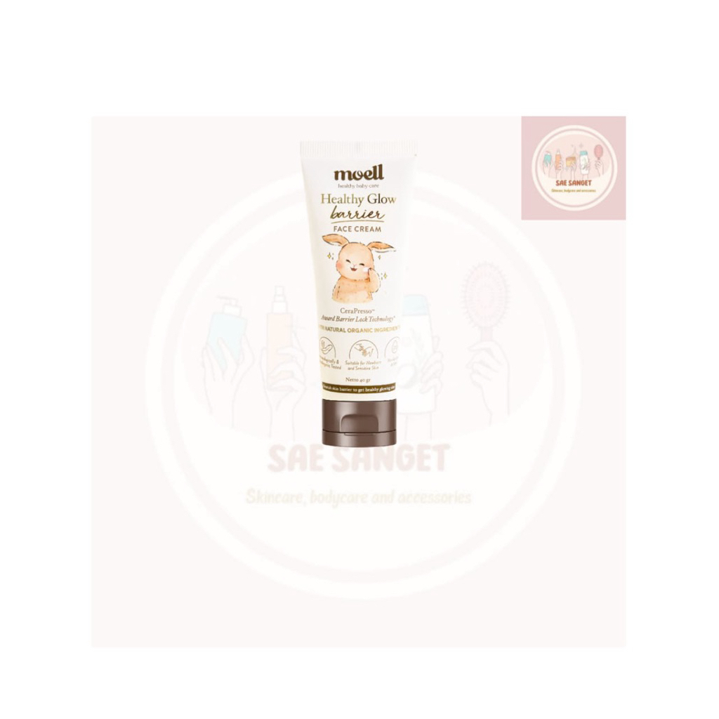 Moell Face Cream / Moell Krim Wajah Anak / Moell Face Cream Bayi / Moell Krim Wajah Bayi