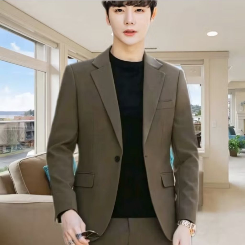 jas blazer pria casual korean style