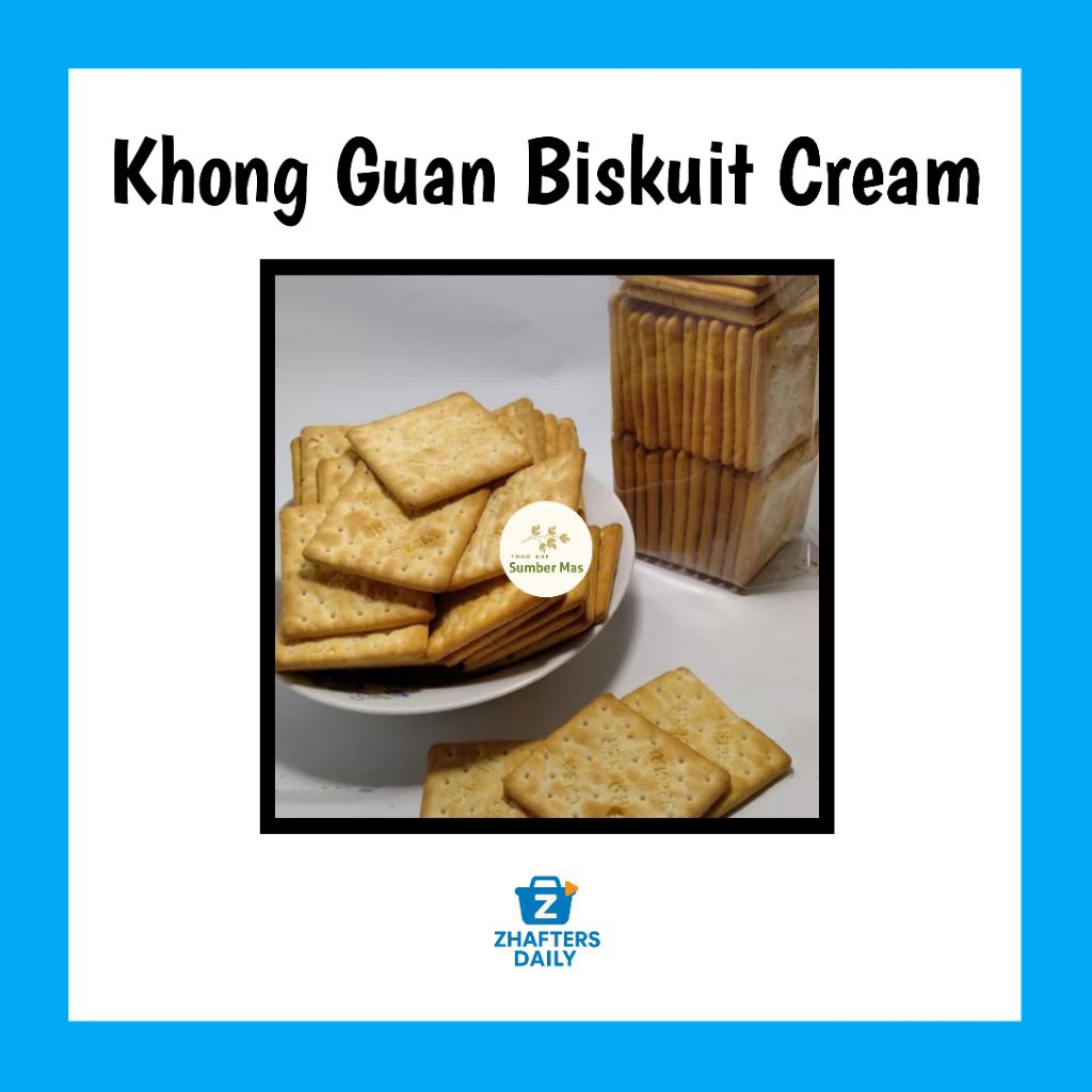 BISKUIT CREAM CRAKERS / BISKUIT GABIN / GABIN TAWAR 1 KG