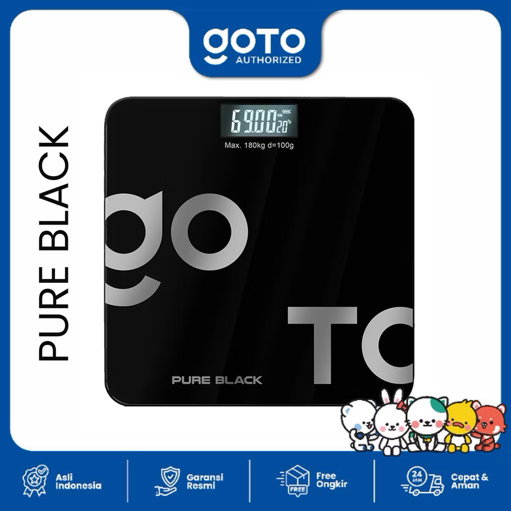 Goto Timbangan Badan Mini Digital 180 Kg