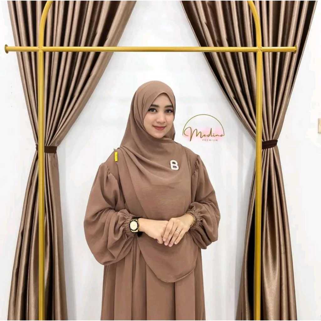 Gamis Syarii Luna Hijab Crinkle Airflow