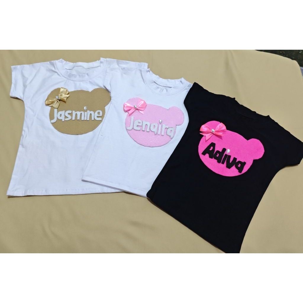 Baju anak free nama/baju anak bisa request nama