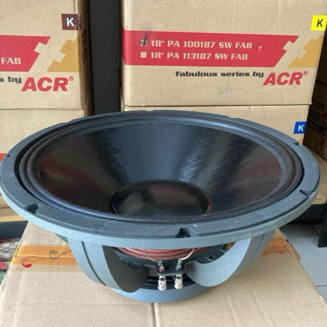 Speaker Subwofer ACR Fabulous 18 inch tipe 100187 SW / 100187SW – original sinar baja