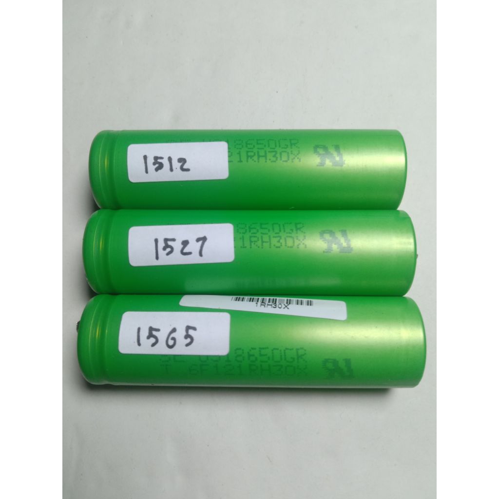 baterai sony 18650 ori bekas laptop 1500+ mah real capacity