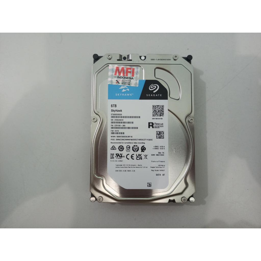 HDD Seagate Skyhawk 6 TB MFI / HDD CCTV Original - Warranty 2026