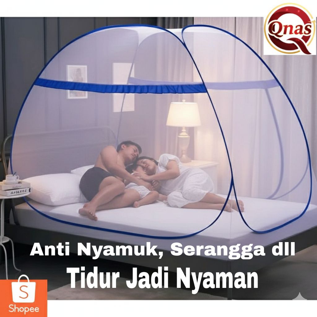 Kelambu Tidur By Qnas | Kelambu Tidur Tenda | Kelambu Tenda Murah | Kelambu Tenda Anti Nyamuk