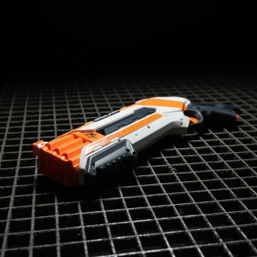 mainan tembakan nerf Roughcut 2x4 preloved