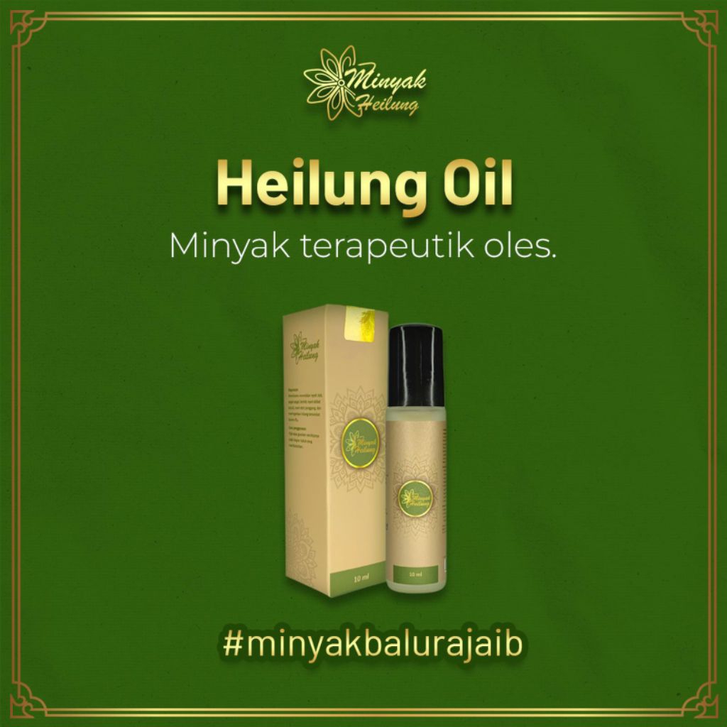 Heilung Oil Kemasan Pump 50 ml - Minyak Balur