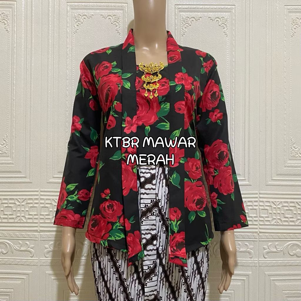 Kebaya jadul Kebaya Kutubaru Motif Bunga Kebaya Kartini Kebaya Tradisional