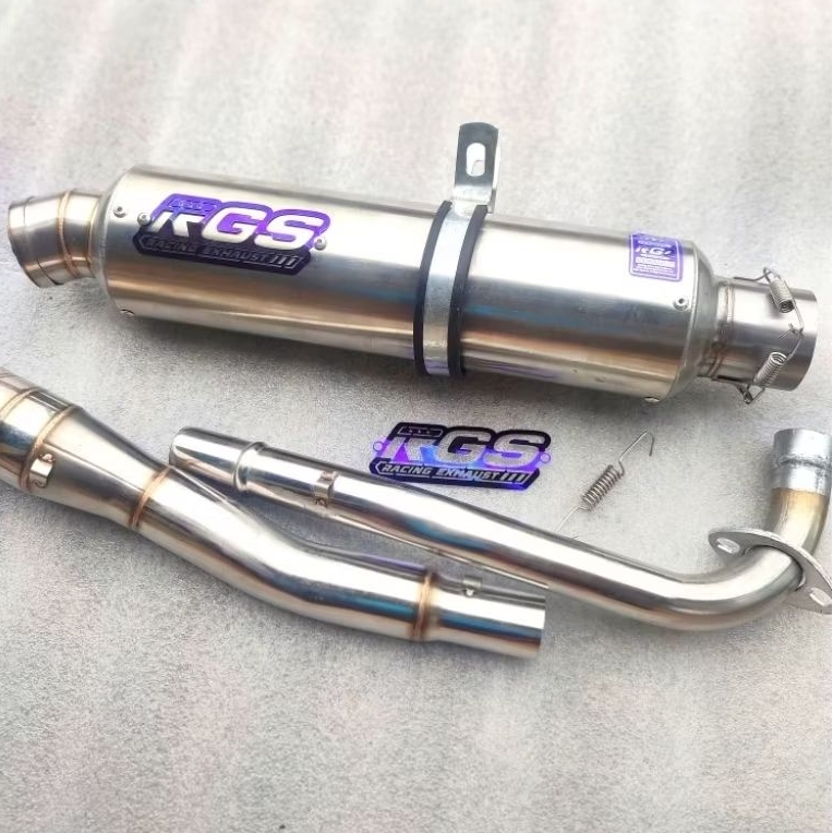 KNALPOT RGS ORIGINAL DOS BULAT JENONG VEGA JUPITER SUPRA KARISMA C70