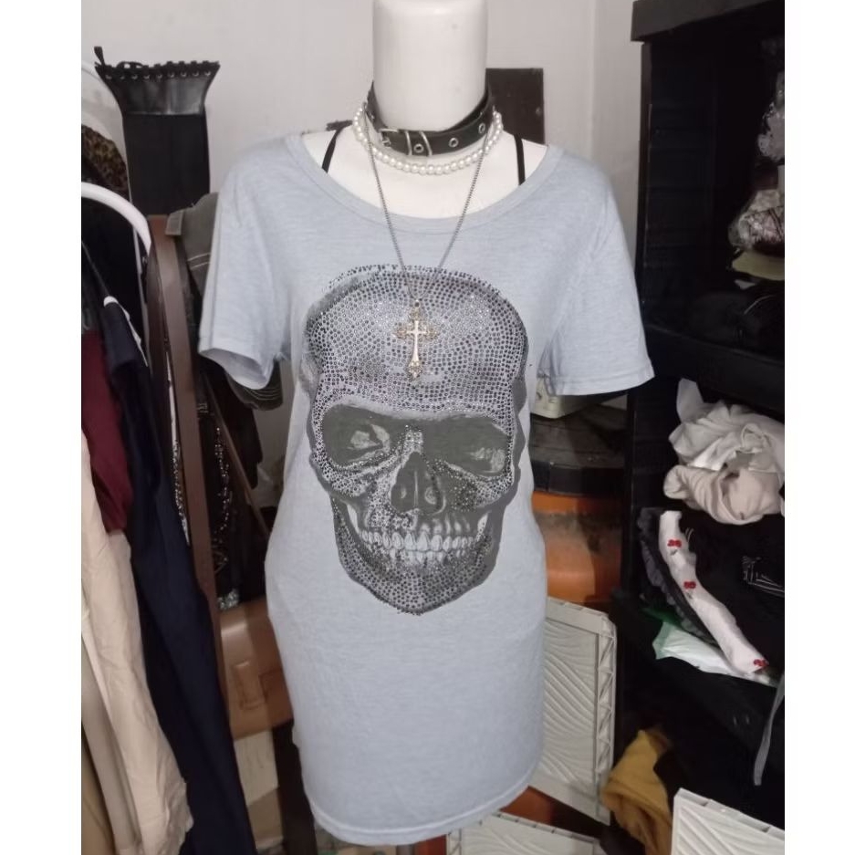 skull top / grunge top / punk top / skull grunge punk