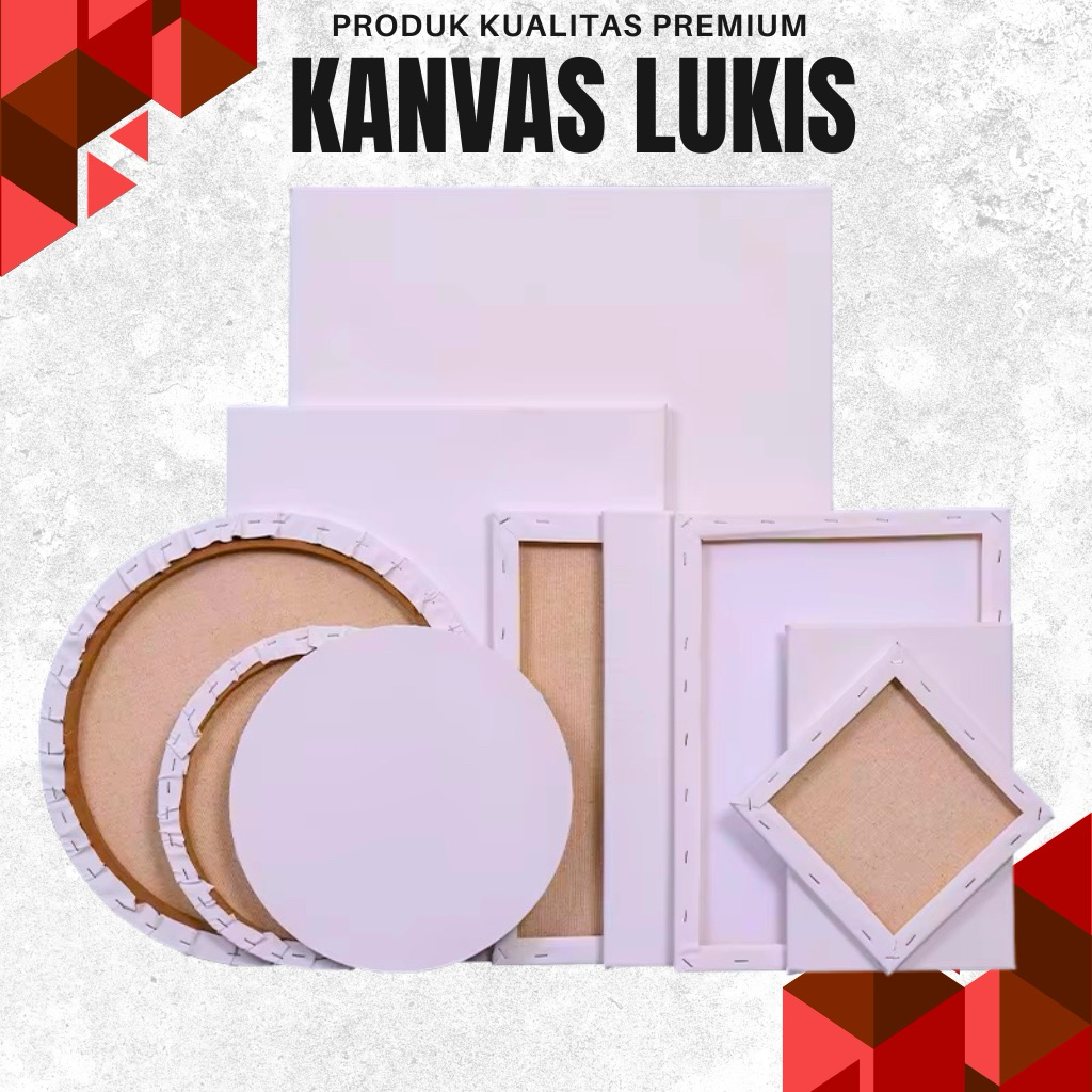 Kanvas Lukis kualitas Premium Tebal Berbagai ukuran Langsung dari Pabrik Canvas Lukis Bisa Custom