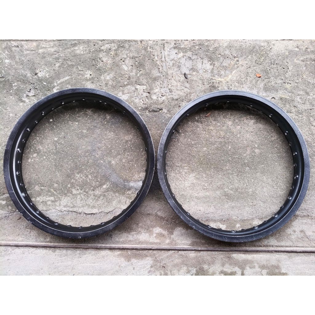 Velg lingkaran alminium setengah lingkaran Ushape,kotak rosy/Vrosy hitam gilap/glosy