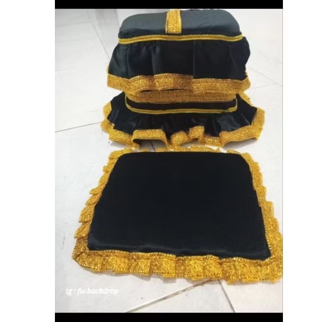 hanya cover dingklik sinden bludru