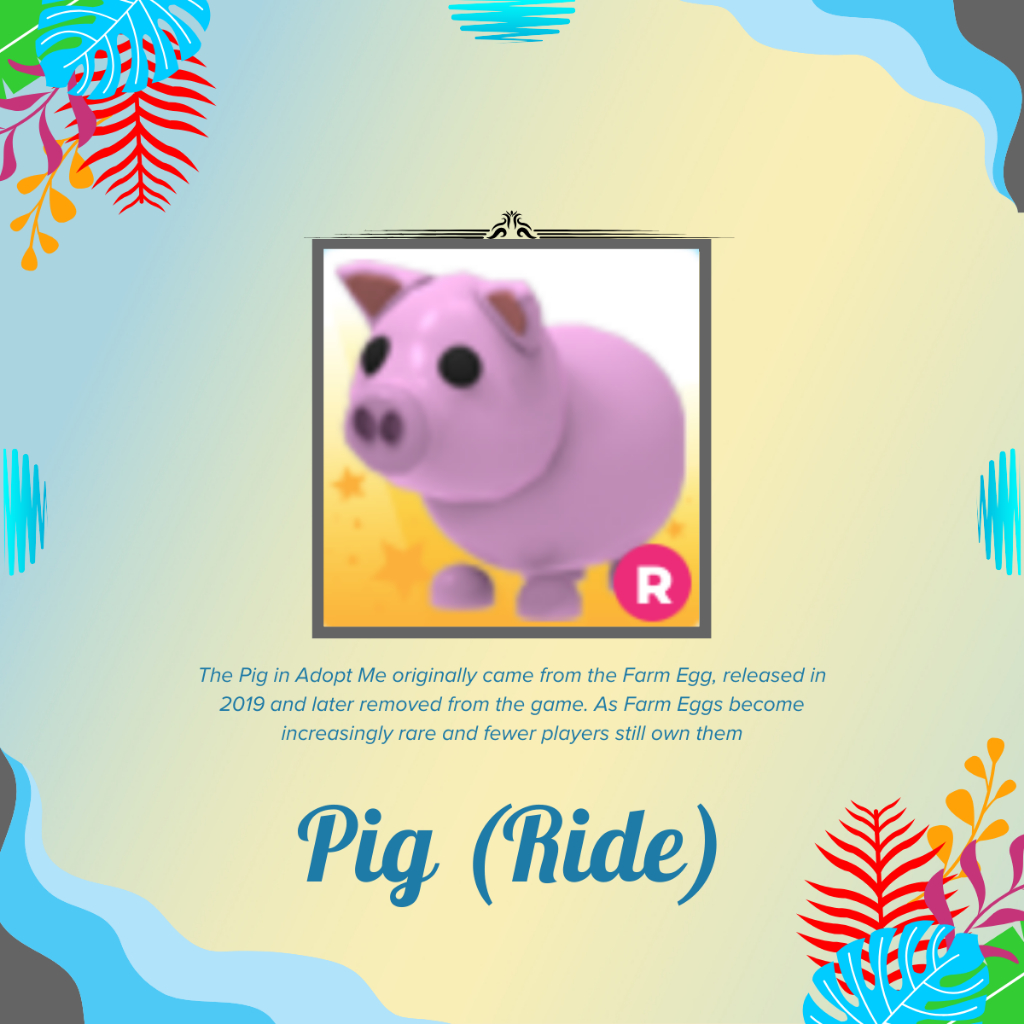Adopt Me Ride Pig - AdoptMe R Pig