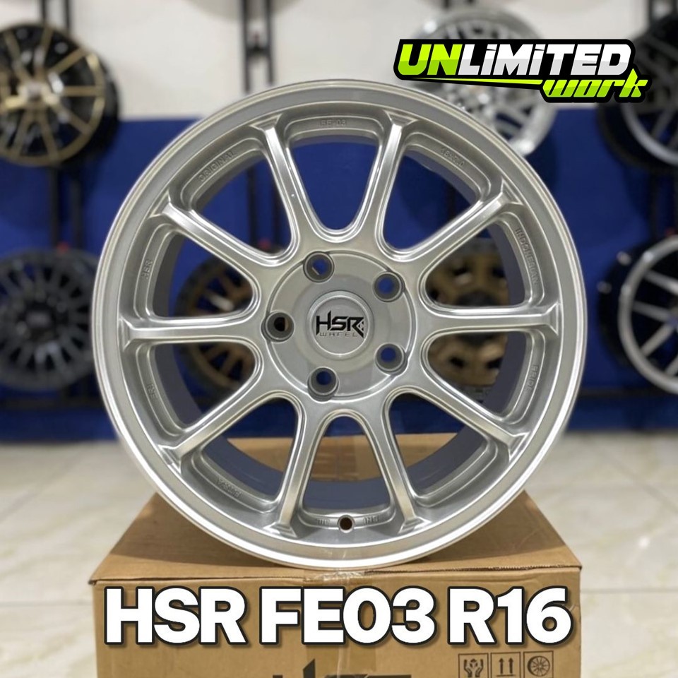 Velg Model Ce28 Ring 16 HSR Fe03 R16 PCD 5X114,3 Mobil Ertiga XL7 Camry Accord Serena Voxy Rata Body