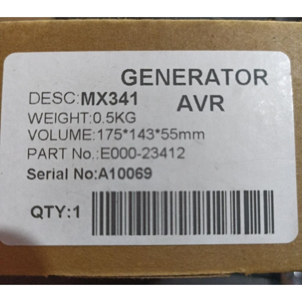 AVR genset generator AVR MX341 MX-341 MX 341