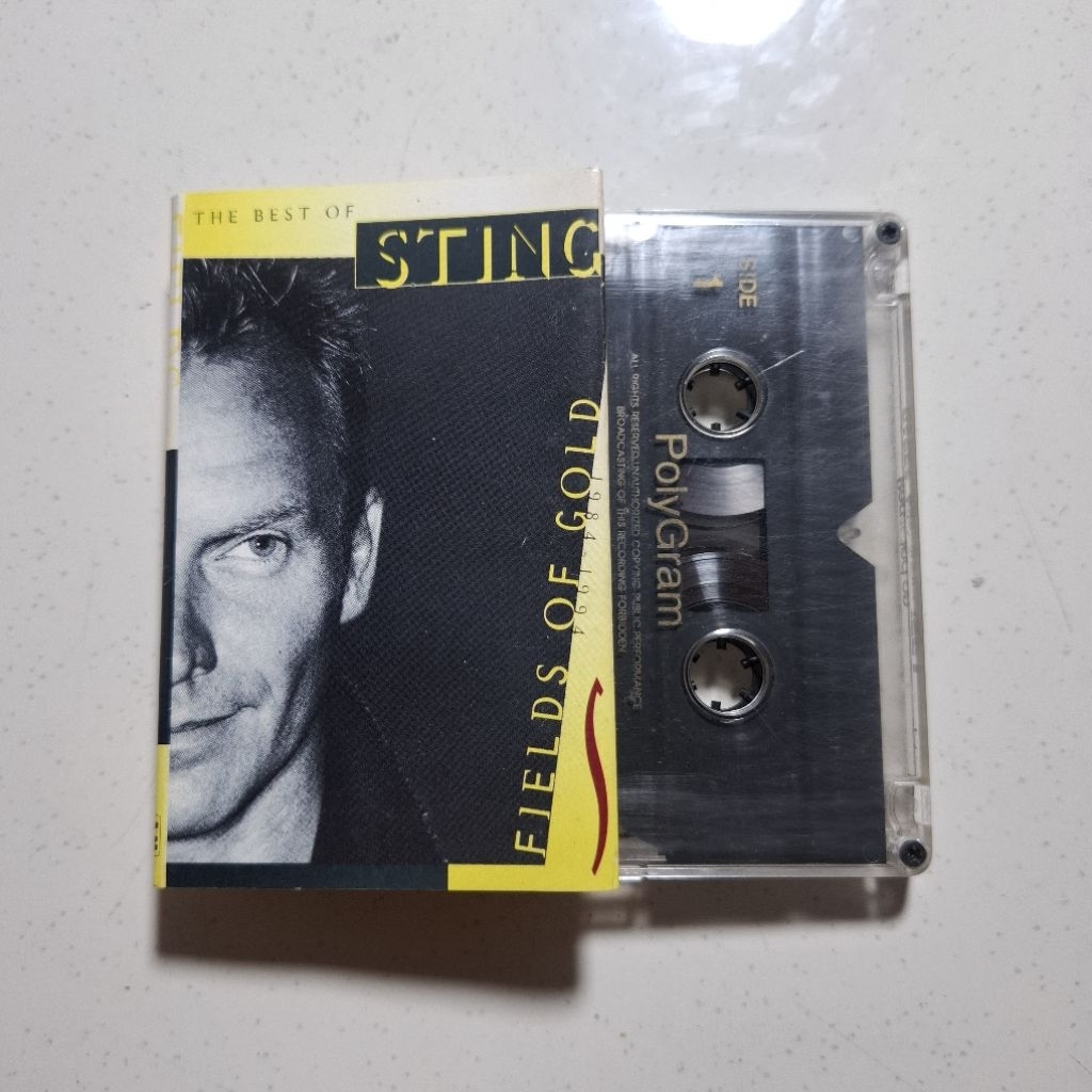 Kaset Pita The Best Of Sting - Fields Of Gold