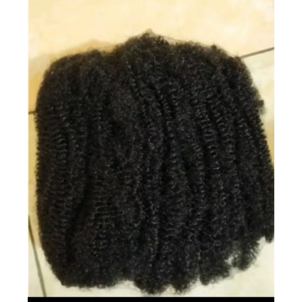 rambut sambung afro afrika