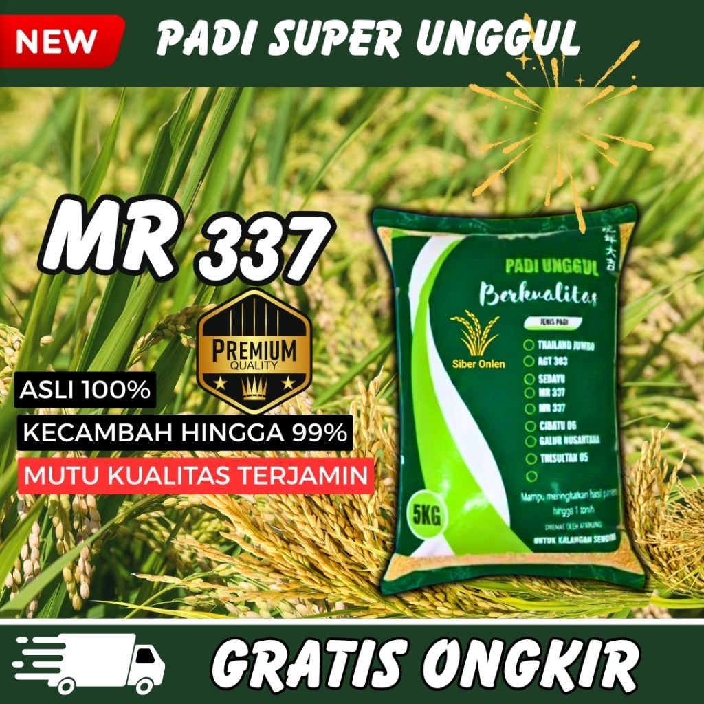 Benih padi MR 337 5kg original