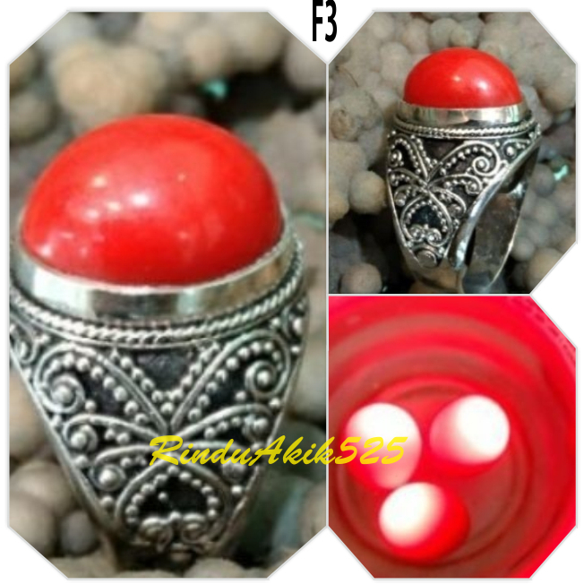 cincin pospor air fospor biru bisa nyala dalam air / fosfor biru hijau merah / F3