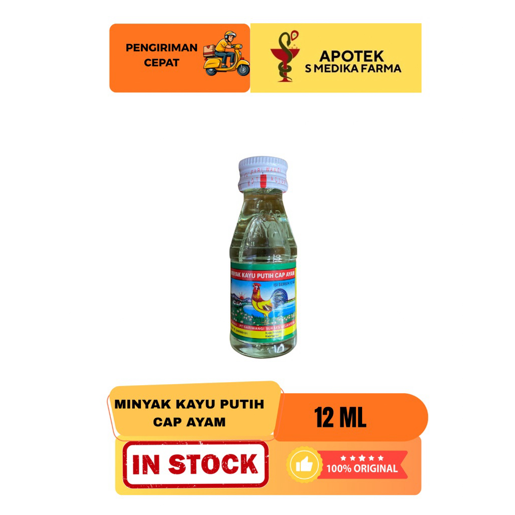 minyak kayu putih 12 ml cap ayam