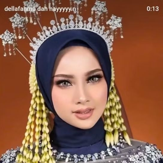 mahkota pengantin zircon sampai telinga zircon 19sk