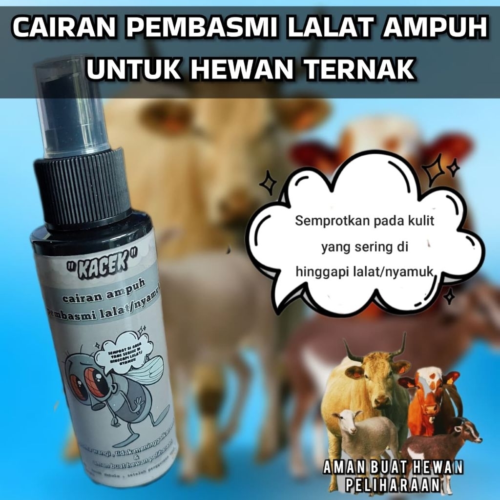 cairan pembasmi lalat hewan ternak , Obat Lalat untuk rumah ,  obat lalat hewan Sapi Kambing Pembasm