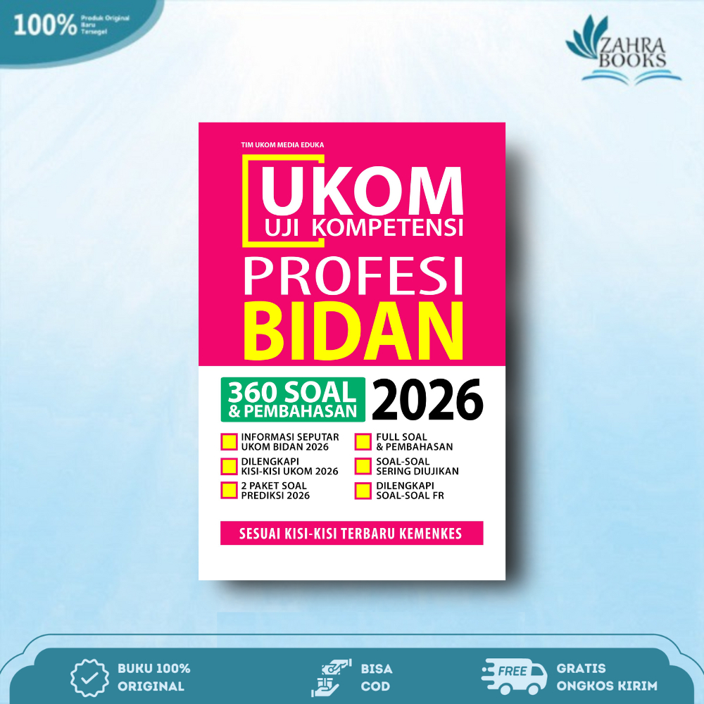 Buku UKOM Uji Kompetensi Profesi Bidan 2026 - Media Eduka