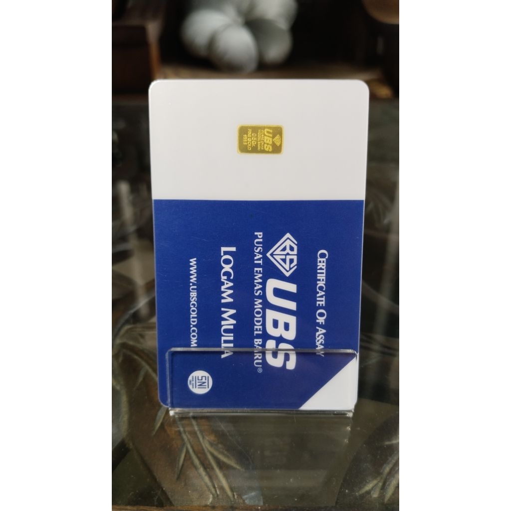 Emas Logam Mulia 0,5 gram Press Biru