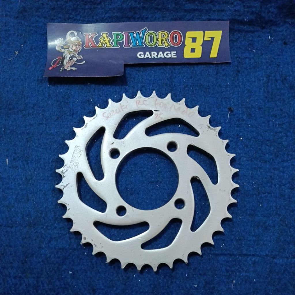 gear belakang Suzuki rc tornado