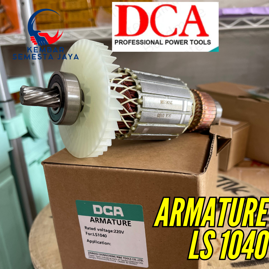 DCA Original Armature ANGKER ROTOR DINAMO MESIN Potong Alumunium Makita LS 1040 LS1040 by MELZER